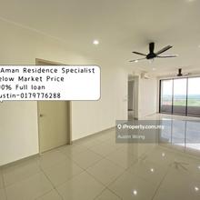 100% Loan D'aman residence condo 1076sqft Puchong taman mas 2  carpark