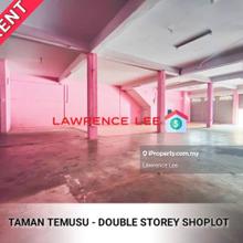 2 Linked Unit Double Storey Shoplot Taman Temusu