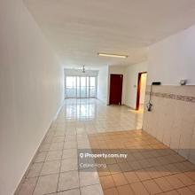 Newly paint units, block with security. near one utama shopping mall