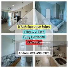 D'Rich Executive Suites Taman Nusa Duta Skudai 3 Bed 2 Bath Renovated