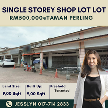 Taman Perling, Single Shop Lot For Sale