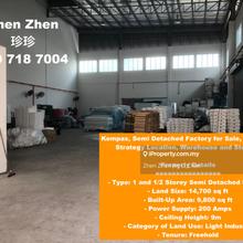 Kempas, Semi Detached Factory for Sale, Freehold, Strategy Location