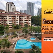 2 Covered Carparks Pool View & Renovated Unit Sunway Sutera for Sale