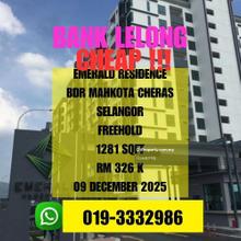 Bank Lelong Freehold Emerald Residence Bandar Mahkota Cheras Selangor