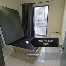 Male medium room Mrt shared bathroom fully furnished
