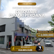 High Demand Road 2sty Endlot Shoplot for Sale