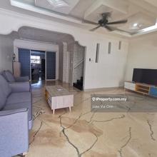 Double Storey House Taman Penampang Fully Furnished For Rent