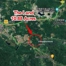10.88 Acres Hilly Land at Jalan Jambusan, Bau Kuching 