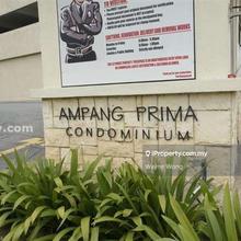Ampang Prima 1100sf Prime Location Limited Unit