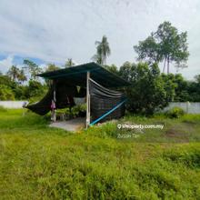 10k sf Square Flat Land Balik Pulau With Wall Fencing Gate Access Road