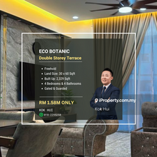 Double Storey Terrace @ Eco Botanic!! Rm1.58m Only!!
