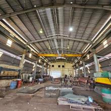 Freehold High Ceiling 200amp Factory Warehouse Krubong Cheng Melaka