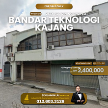 2sty Adjoning Shoplot Bandar Teknologi Kajang