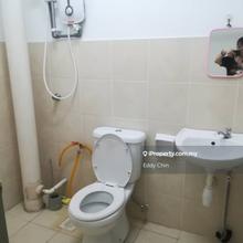 Semi-furnished 3-room condo near kepong partly furnish 