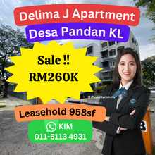 Cheap Rm100k Delima J Apartment Desa Pandan KL