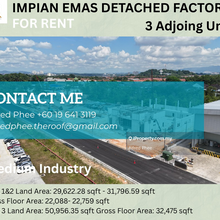 Skudai, 0.729 Acres Factory, Impian Emas,  for Rent