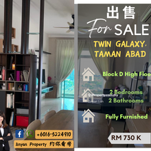 Twin Galaxy,Dwi Galaksi,Taman Abad,Johor Bahru,2 Bedroom