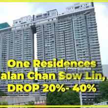 Belowmarket 145k One Residences  @ Jalan Chan Sow Lin, Kuala Lumpur