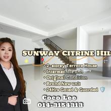 Citrine Hills @ Brand New Original 2-storey Terrace House
