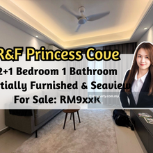 R&F Princess Cove, 2 plus 1 Bedroom 1 Bathroom, Partial Seaview