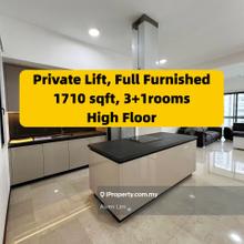 Private Lift, Full Furnished, Move In Condition, 1710sqft