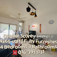Double storey terrace house with furnished @ klebang pantai emas