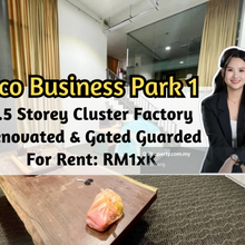 Eco Business Park 1, 1.5 Storey Cluster Factory Renovated, Gated Guard