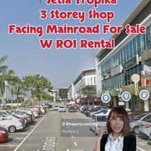 Setia Tropika 3 Storey Shop Facing Mainroad For Sale