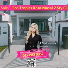 Pasir Gudang Eco Tropics Kota Masai Renovated 2 Storey Cluster 4bed