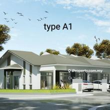 Rumah baru 1 tingkat harga dari 167k berada di sungai siput perak