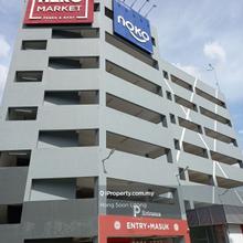 Retail Space on the Roof Top Floor of Car Park Building of a Mall.