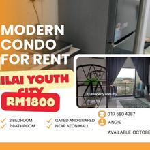 Youth city Nilai condo 2 bed 2 bath for rent