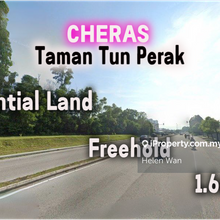 Cheras 1.6acre Freehold Residential Land Taman Tun Perak 