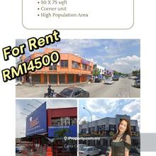 Corner Unit Shop @ Subang 2 Bandar Pinggiran Subang For Rent
