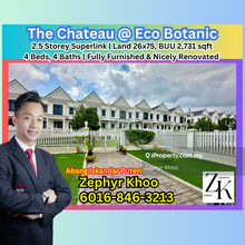 The Chateau, Grassten @ Eco Botanic 2.5 Storey Superlink House Sale