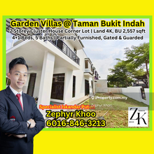 Garden Villas Taman Bukit Indah Double Storey Cluster House Corner Lot