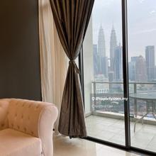 Panaromic KLCC view with Balcony, private lift, carpark included. 