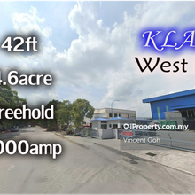 Freehold Factory 4.6acre West Port Taman Perindustrian Pulau Indah 