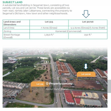 Commercial Land For Sale in Segamat Johor