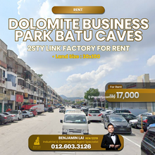 Batu Caves 2sty Link Factory For Rent 