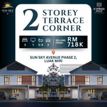 Brand New Double Storey Terrace Corner at Sun Sky 2