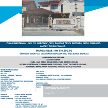 Auction Bandar Tasek Mutiara !! Below Market Price!!