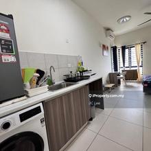 Dualkey studio with fully furnished, ready move in, good condition