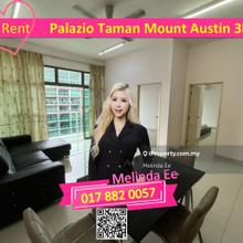 Tebrau Palazio Taman Mount Austin Residence Fully Furnished 3bed