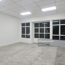 Facing main road