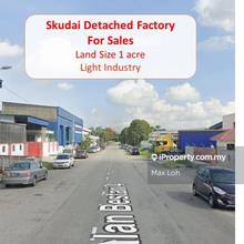 Skudai, Detached Factory, Land 1 acre