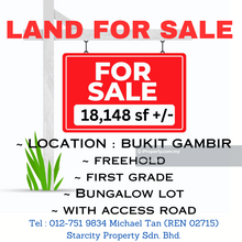 Bungalow Lot at Bukit Gambir For Sale