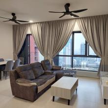 Edgewood fully furnished with airconds kitchen cabinet