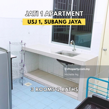 Move-in Now 3 Rooms 2 Bath Jati 1 Subang Jaya. Convenient Location