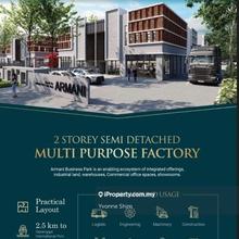 Armani Business Park 2 Storey Semi D Warehouse, Sepanggar